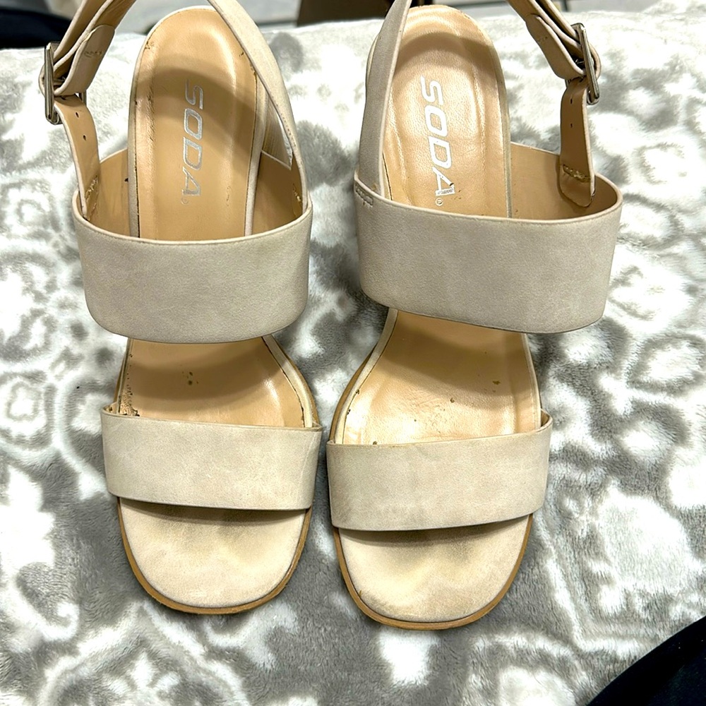 Soda Sandal Heels